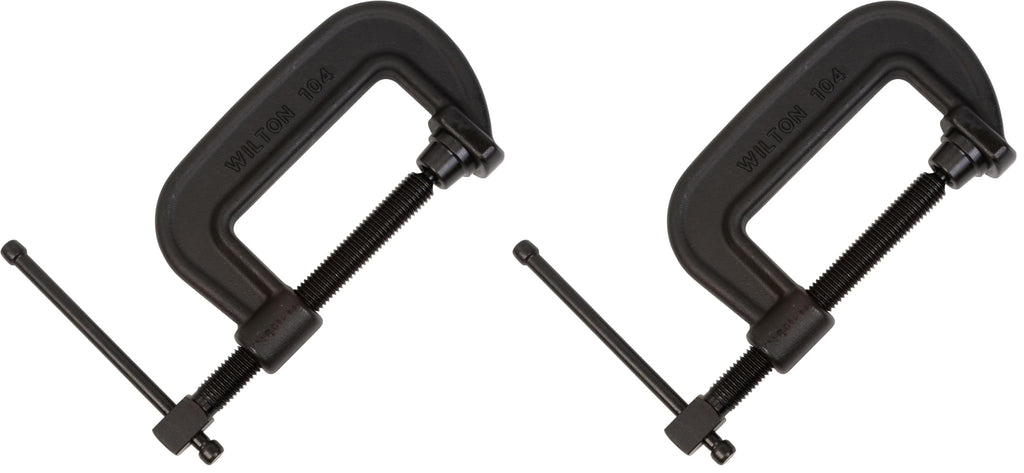 Wilton Brute Force C-Clamp, 5-3/4" Opening, 2-1/2" Throat, 11250 Lbs. Clamping Force (Model 106) (Pack of 2)