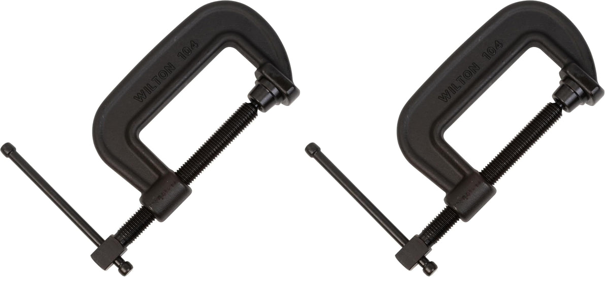 Wilton Brute Force C-Clamp, 5-3/4" Opening, 2-1/2" Throat, 11250 Lbs. Clamping Force (Model 106) (Pack of 2)