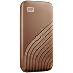 Western Digital 500GB My Passport SSD Portable External Solid State Drive, Gray, Sturdy and Blazing Fast, Password Protection with Hardware Encryption - WDBAGF5000AGY-WESN