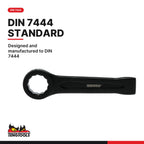 Teng Tools 85 mm Ring End Slogging Wrench Metric Box End Striking - 903085