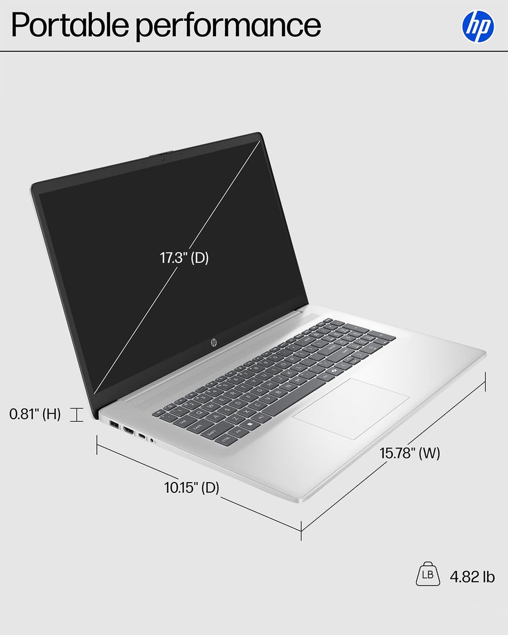 HP 17-inch Touchscreen Laptop Computer 2025, w/Laptop Accessories, 64GB RAM, 2TB SSD, 17.3" HD+ Touch IPS Display, AMD Ryzen 5 7430U, Win 11 Pro, Copilot AI, HDMI, Wi-Fi 6