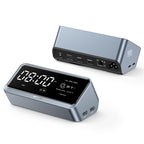 MOKiN USB C Docking Station 3 Monitors, 17-in-1 Triple Display Docking Station with 3 HDMI & 2 DP, 10G USB A/C, Gigabit Ethernet, 100W PD, Smart Display, SD/microSD, for Mac/Dell/Hp(Driver Required)