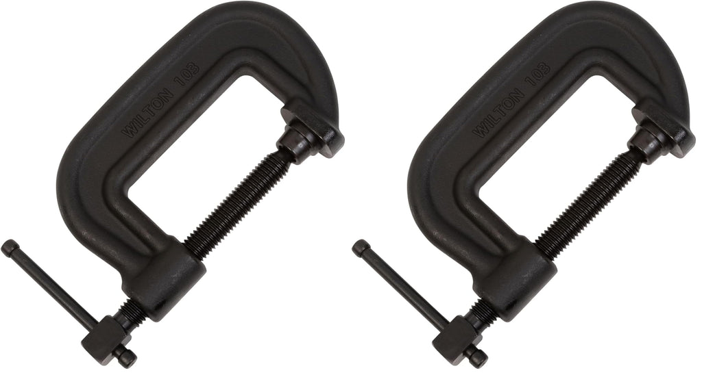 Wilton Brute Force C-Clamp, 5-3/4" Opening, 2-1/2" Throat, 11250 Lbs. Clamping Force (Model 106) (Pack of 2)