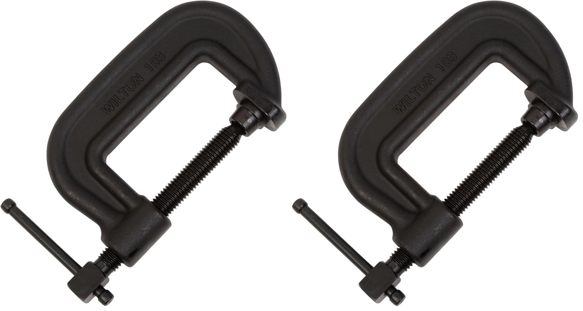 Wilton Brute Force C-Clamp, 5-3/4" Opening, 2-1/2" Throat, 11250 Lbs. Clamping Force (Model 106) (Pack of 2)