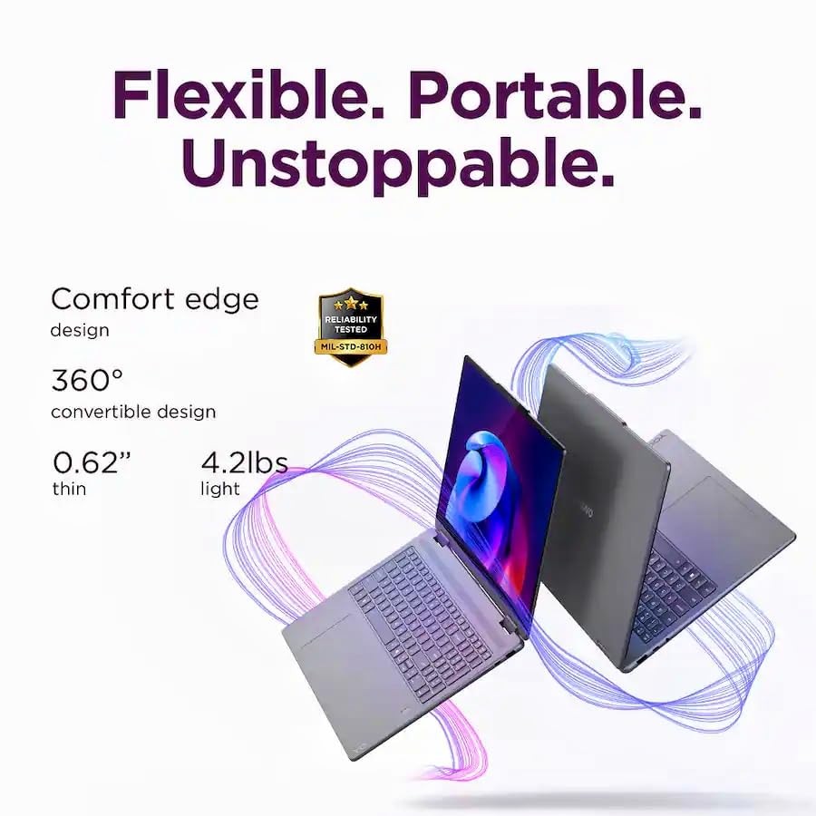 Lenovo Yoga 7i 2-in-1 laptop,16" Touchscreen Computer,16GB LPDDR5&1TB SSD
