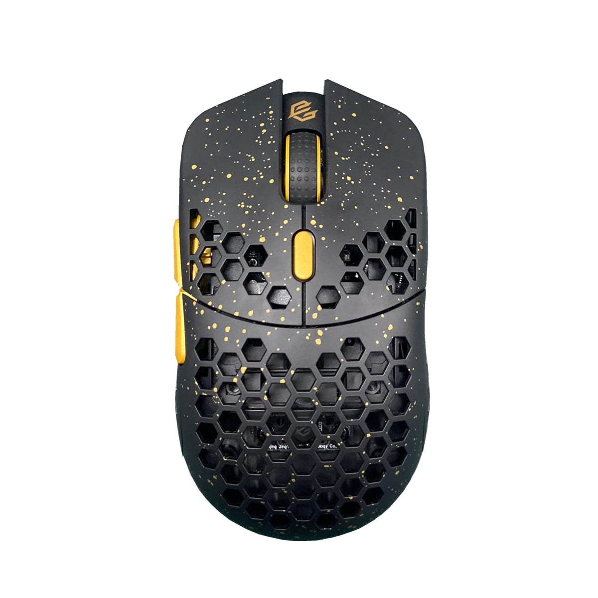 Gwolves Hati HTS Lightweight Honeycomb Wired Gaming Mouse,~48g,3389Sensor,16,000DPI, Low Latency,Anti-Interference,6Programmable Btns,On-Board Memory,PC/Mac and Laptop (Stardust Golden, HTS - Small)