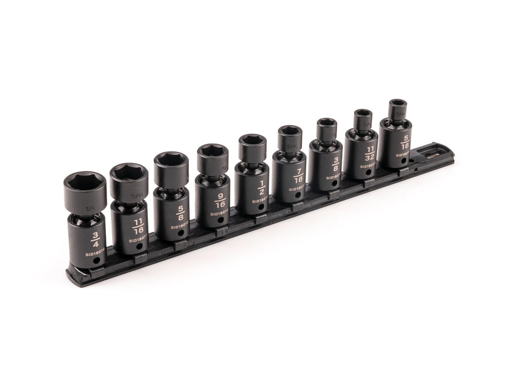 TEKTON 3/8 Inch Drive Universal Joint Impact Socket Set | SID97003
