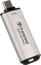 Transcend 1TB ESD300 Portable SSD 1050MB/s Type C, Silver, Thumb Drive