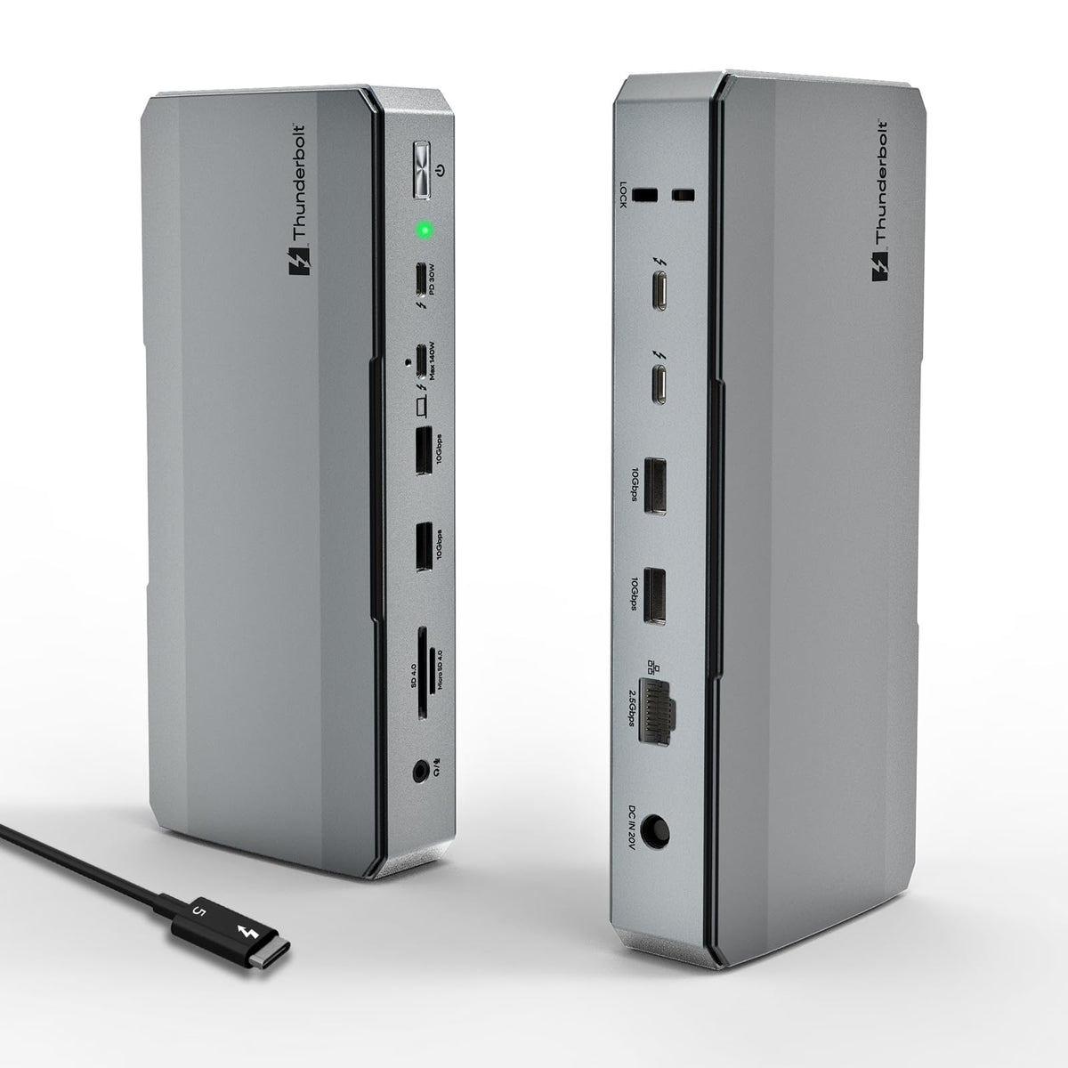 WAVLINK Intel-Certified Thunderbolt 5 Dock, 12-in-1 Up to 120Gbps, Max 140W PD, Triple 4K/Dual 8K Displays, 3X TB5 Downstream, 4X USB-A 10Gbps, 2.5G Ethernet, for Mac & Windows TB5/4 Laptops.