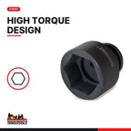 Teng Tools 1-1/2 Inch Drive 55 mm Metric Impact Socket - 912055
