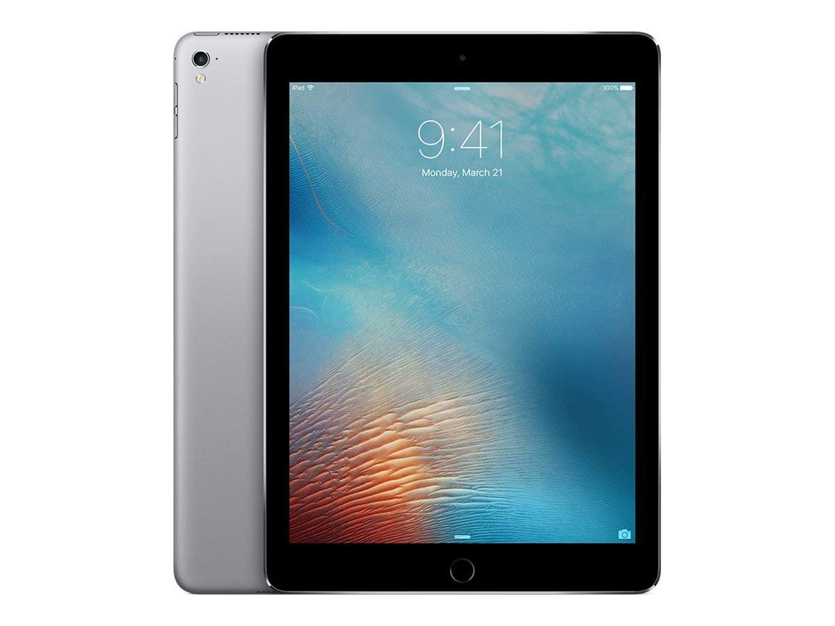 Apple iPad Pro Tablet (128GB, LTE, 9.7in) Silver (Renewed)