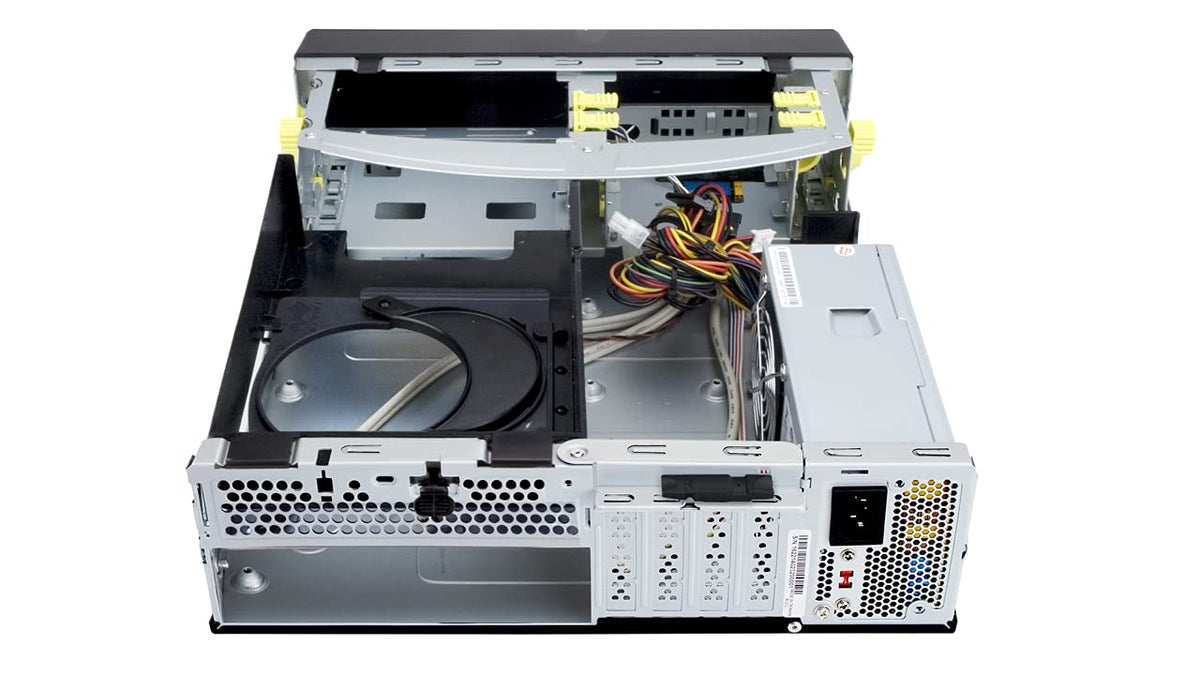 InWin BL631 Slim Micro-ATX Mini-ITX Small Form Factor Desktop PC Case with 450W TFX Power Supply Pre-Installed, 11.5L, USB 3.0 Front Ports, 4 Expansion Slots, Black