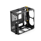 C34 Ultra-Compact ATX PC Case with Handle Yellow