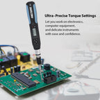 FIRSTINFO Digital Torque Screwdriver, 20-400 cNm / 1.77-35.39 in-lb