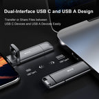 SSK 1TB External SSD Drive up to 550MB/s Dual USB C+A 3. 2 Thumb Drive