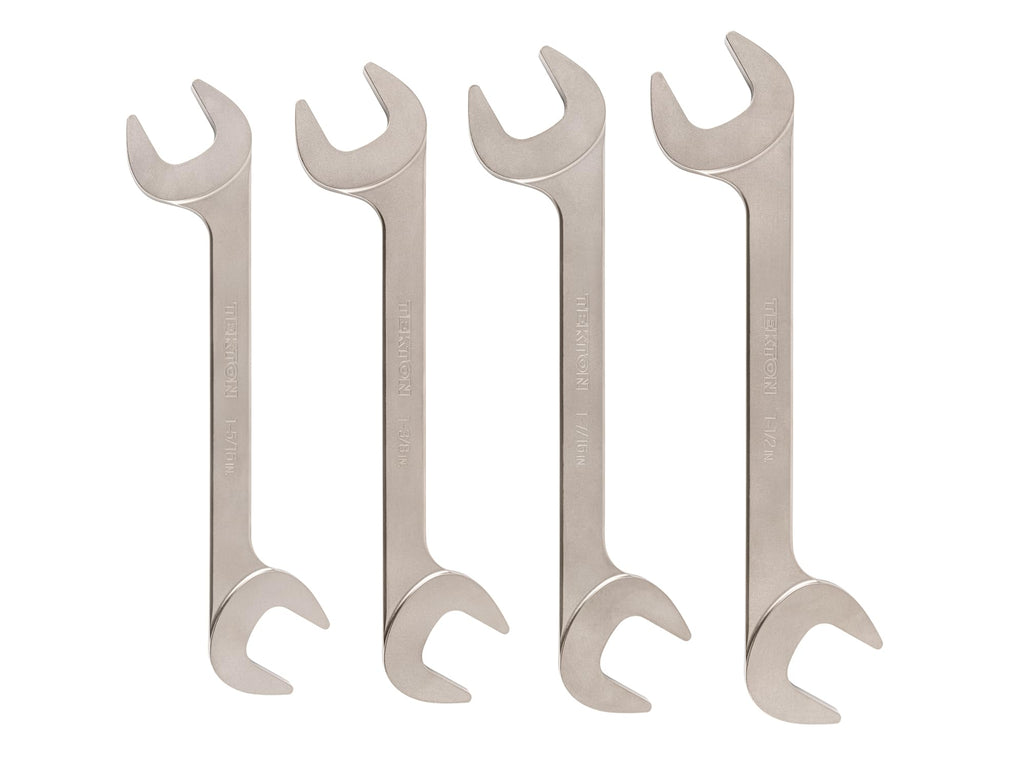 TEKTON Angle Head Open End Wrench Set, 14-Piece | WAE92001