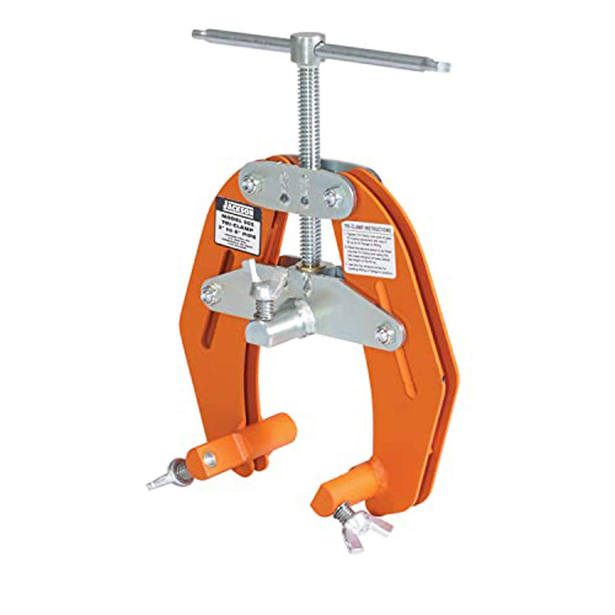 JACKSON TOOL 302 Tri-Clamp - 2”-6” Diameter Pipe Alignment Tool with Durable Steel Frame & Lightweight Design, Medium