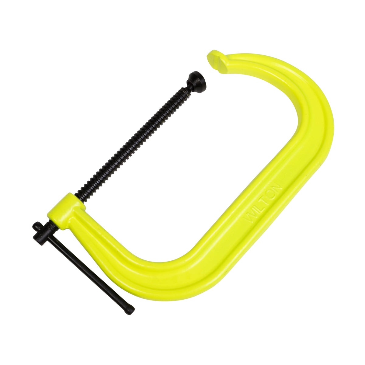 Wilton Hi-Vis C-Clamp, 10-1/8" Opening, 6" Throat, 8000 Lbs. Clamping Force (Model 410-SF)