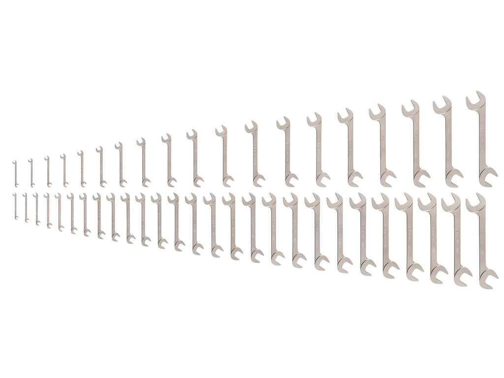 TEKTON Angle Head Open End Wrench Set, 14-Piece | WAE92001