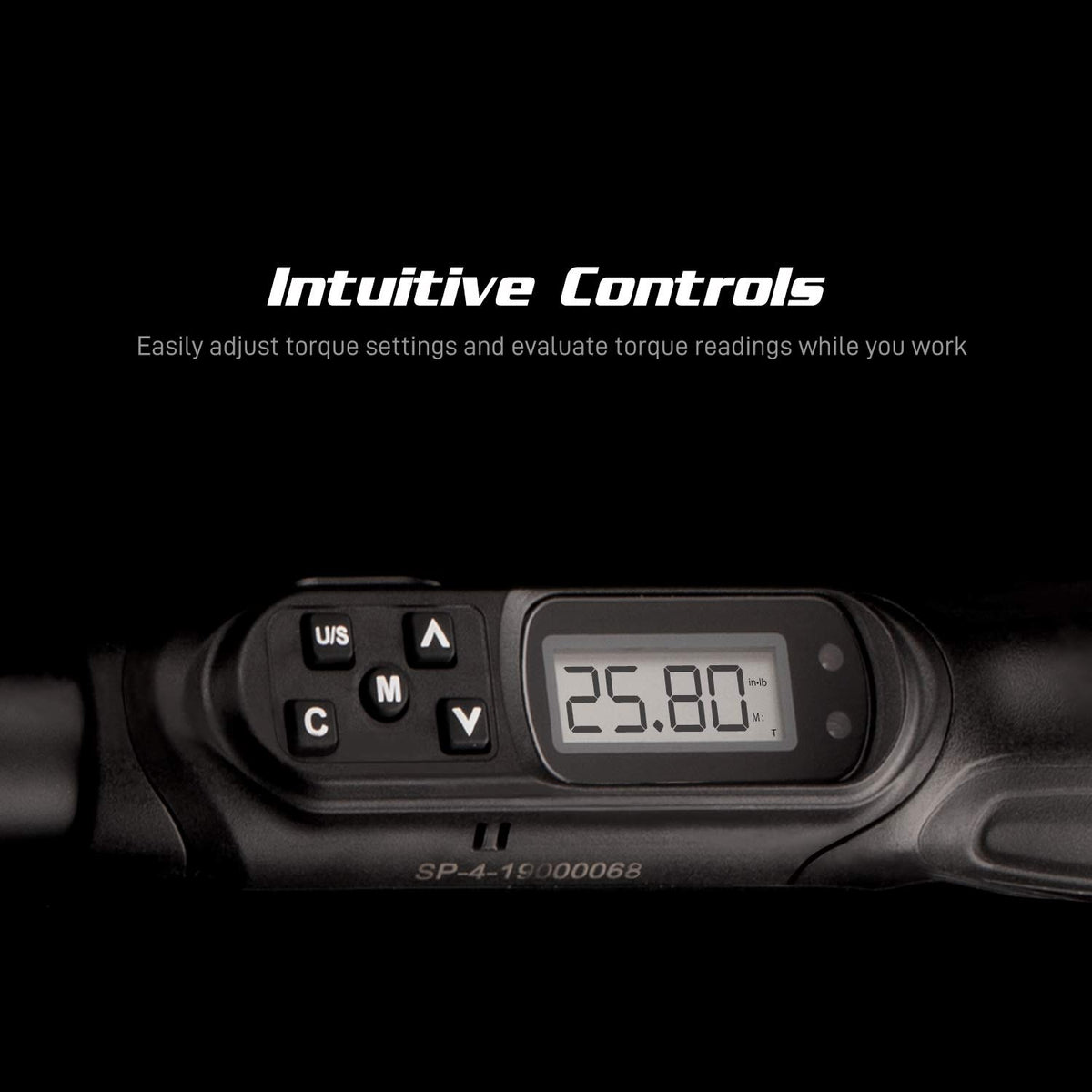 Capri Tools Digital Torque Screwdriver, Dual Direction, 0.88-17.7 in. lbs./10-200 cNm/1.02-20.41 kg-cm (CP26000-200)