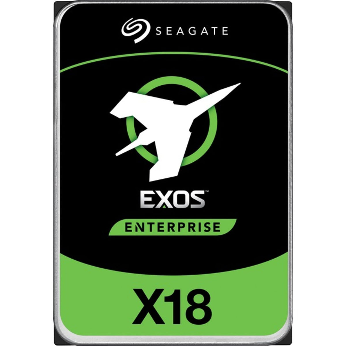 Seagate Exos X18 ST12000NM001J 12 TB Hard Drive - Internal - SATA (SATA/600) - Conventional Magnetic Recording (CMR) Method - Storage System, Video Surveillance System Device Supported - 7200rpm - 270