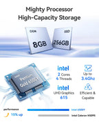 NewBook 10 10.1 inch 2-in-1 Laptop Tablet PC, Win 11 Compatible with Intel Pentium Gold 6500Y, 8GB RAM 256GB SSD, 1920x800 FHD Touchscreen, Micro HDMI/USB-C 3.2 with Magnetic Keyboard & Stand