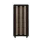 Fractal Design North Chalk White Tempered Glass Clear - Genuine Oak Wood Front - Glass Side Panel - Two 140mm Aspect PWM Fans Included - Type C USB - ATX Airflow Mid Tower PC Gaming Case