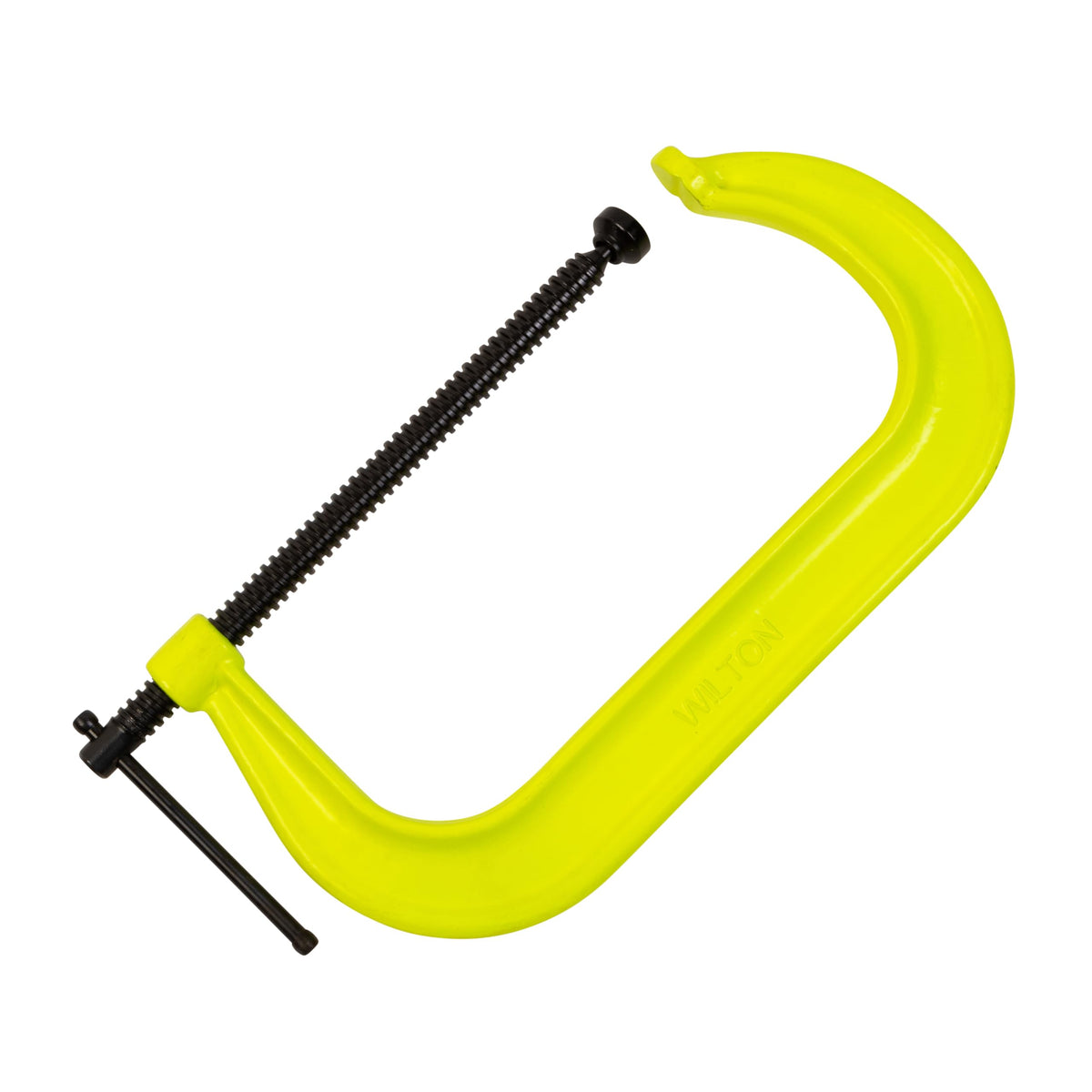 Wilton Hi-Vis C-Clamp, 10-1/8" Opening, 6" Throat, 8000 Lbs. Clamping Force (Model 410-SF)