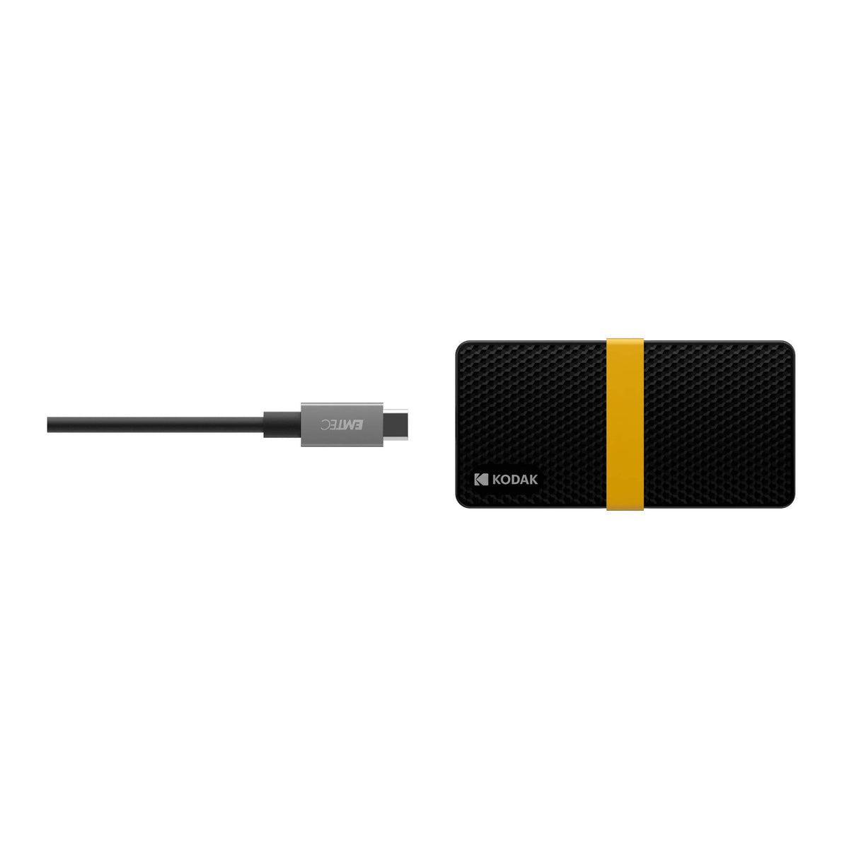 Kodak Portable SSD X200 1TB with USB-C 3.1 Gen 2 (10 Gbps)