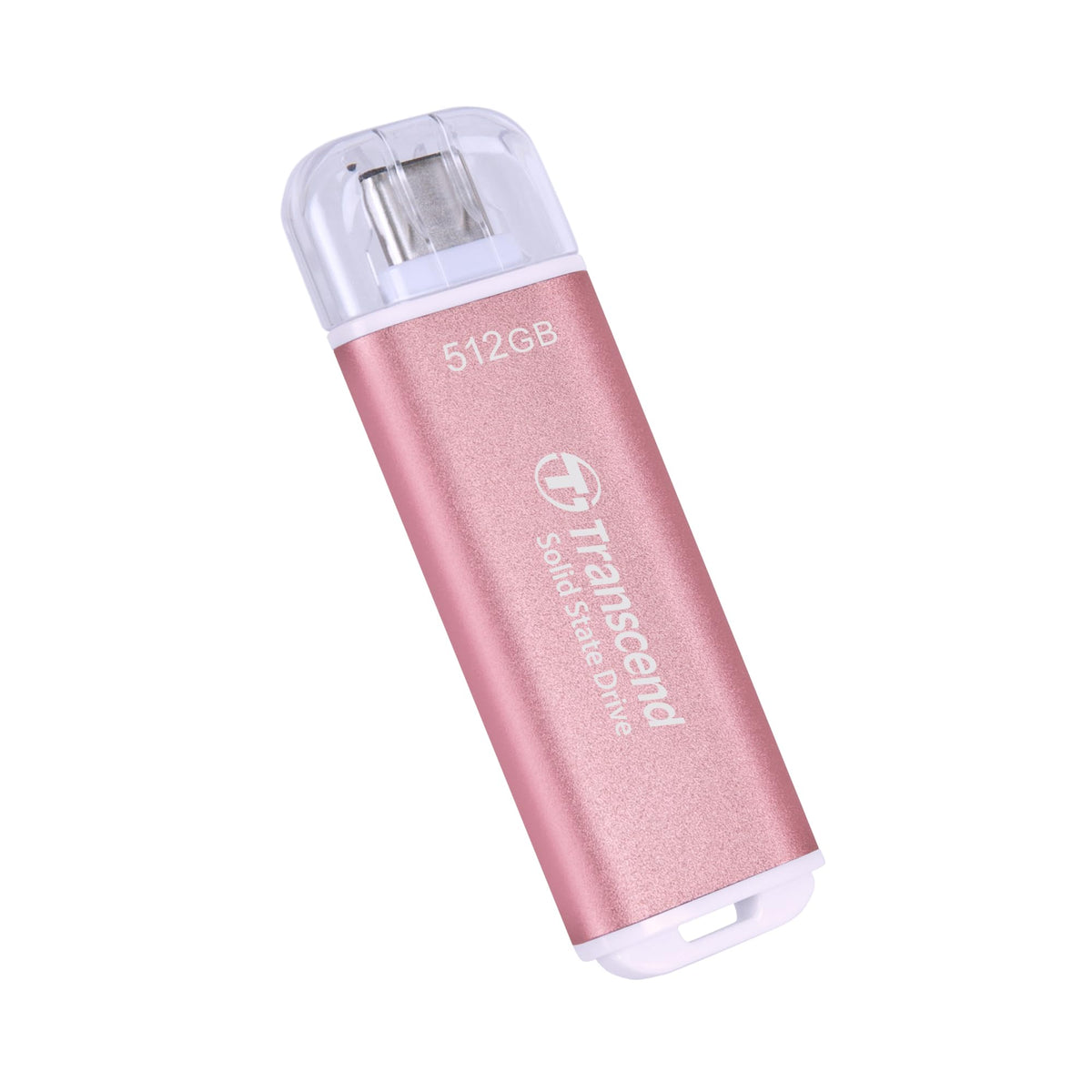 Transcend 1TB ESD300 Portable SSD 1050MB/s Type C, Silver, Thumb Drive