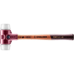 Halder Simplex Sledgehammer 80mm – Superplastic Inserts, Cast Iron Housing with Protection Sleeve, Varnished Hickory Handle, Non-Marring Heavy-Duty Sledge – 3007.081