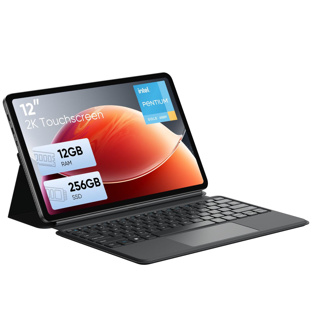 Tablet PC, 12GB RAM 256GB SSD, 12" (2000 x 1200) IPS Touchscreen