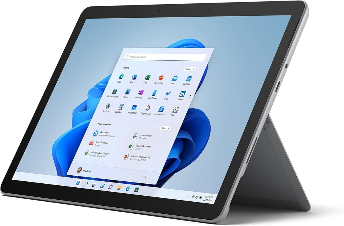 Microsoft Surface Go 10.5" Tablet 2-in-1 Touch-Screen 4GB RAM 64GB Storage Windows 11 Professional (Renewed)