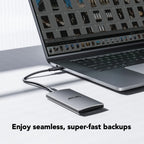 Lexar 2TB ES3 External SSD, 1050MB/s Read, USB-C, Sleek & Sturdy
