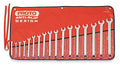 17 Piece Full Polish Metric Combination Wrench Set 12 PT
