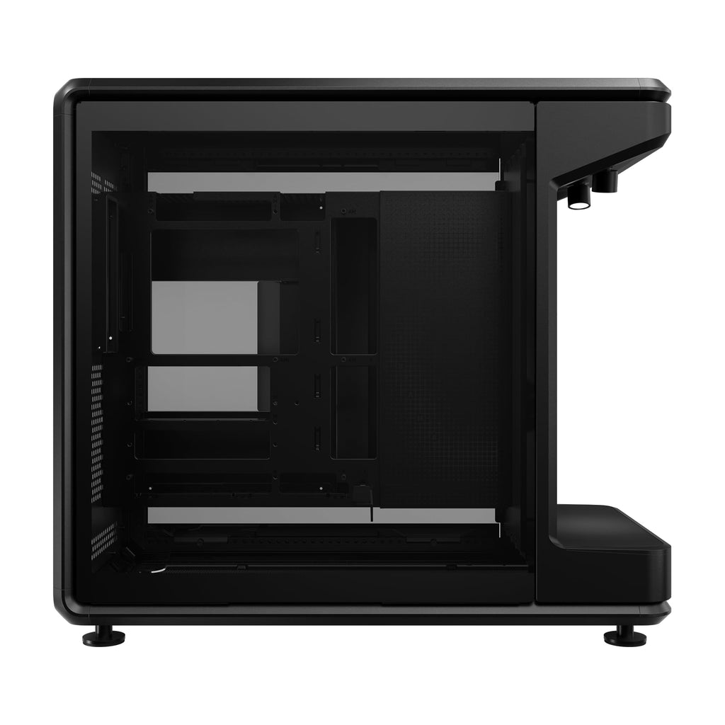 Cooler Master MasterFrame 360 Stage LCD ATX PC Case, LCD Display Spotlight