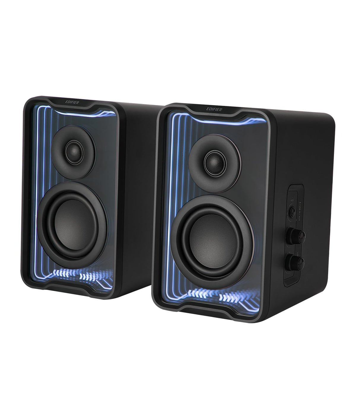 Edifier QR30 RGB Light Desktop Computer Gaming Speakers, 30W RMS, Black