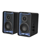 Edifier QR30 RGB Light Desktop Computer Gaming Speakers, 30W RMS, White