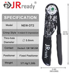 JRready NEW-DT2 Deutsch Crimp Tool for DTP, DT, DTM Connectors, Size 12, 16, 20 Solid Contacts. Equivalent to HDT 48 00 Deutsch Crimper(12-22AWG) (Pack of 2)