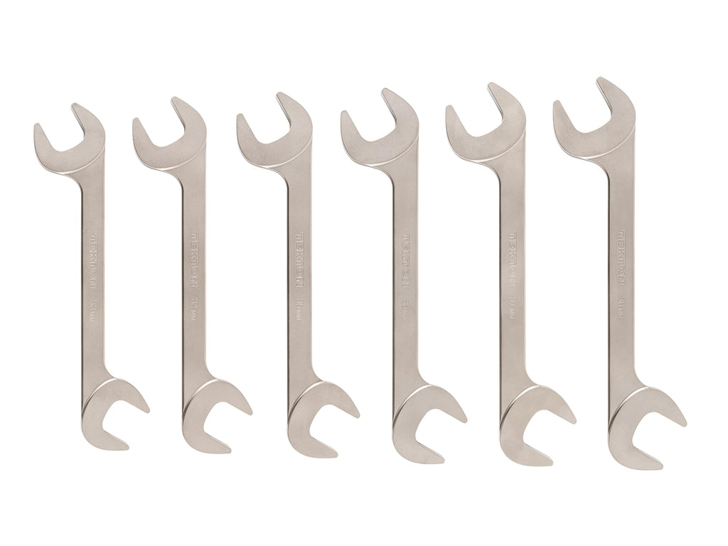 TEKTON Angle Head Open End Wrench Set, 14-Piece | WAE92001