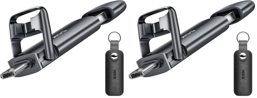 SSK 1TB External SSD Drive up to 550MB/s Dual USB C+A 3. 2 Thumb Drive
