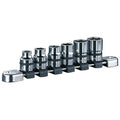 Kyoto Machine Tools (KTC) Neplos Socket Set, NTB412A, Insertion Angle: 0.5 inches (12.7 mm), Set of 12