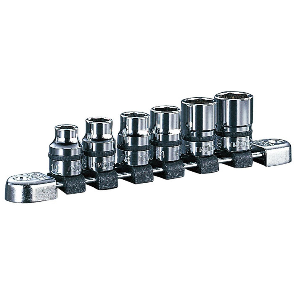 Kyoto Machine Tools (KTC) Neplos Socket Set, NTB412A, Insertion Angle: 0.5 inches (12.7 mm), Set of 12