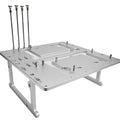 Open Air Frame Computer Case PC Test Bench Aluminum Computer Cases Shell, Support Installation of Water Cooling Devices Compatible with ITX/MATX/ATX Motherboards(MATX Motherboard)