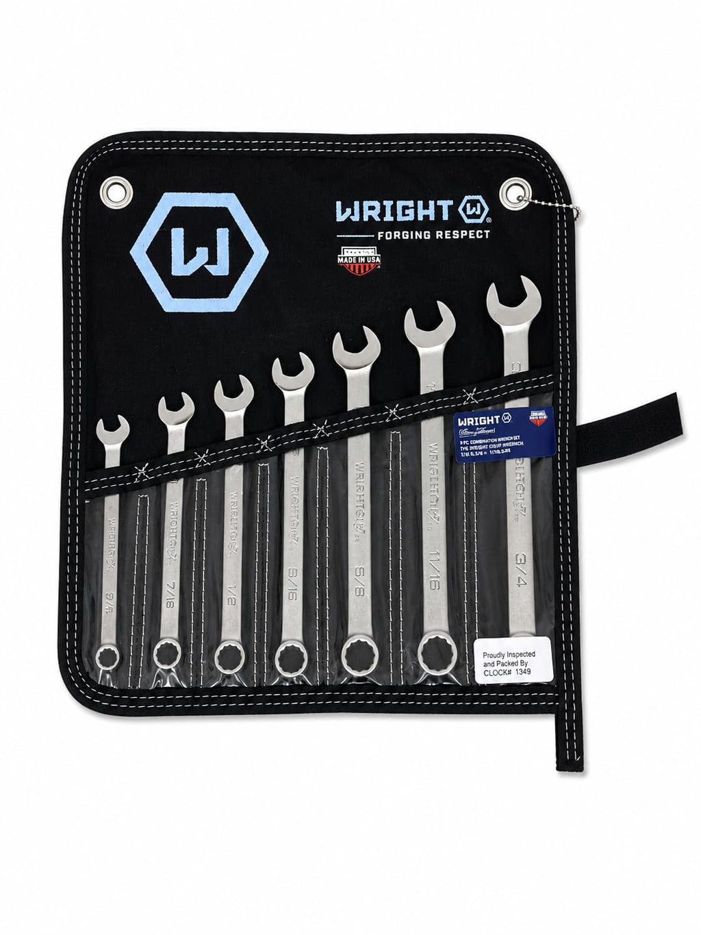 Combination Wrench 20 14 pc Set 12 Point Satin 3/8" 1 1/4"