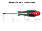 TEKTON Phillips and Slotted Screwdriver Set, 26-Piece | DWZ90009