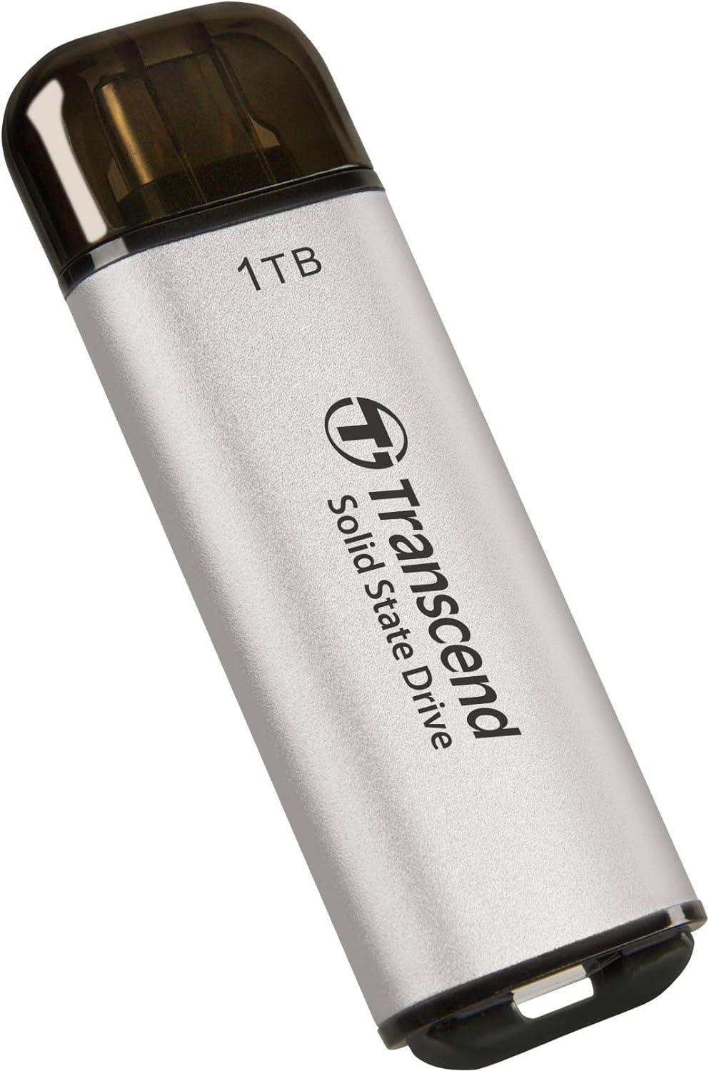 Transcend 1TB ESD300 Portable SSD 1050MB/s Type C, Silver, Thumb Drive