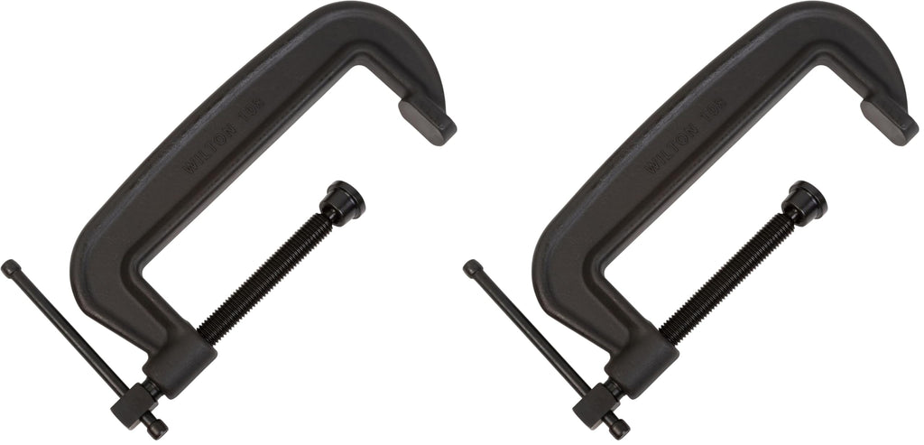 Wilton Brute Force C-Clamp, 5-3/4" Opening, 2-1/2" Throat, 11250 Lbs. Clamping Force (Model 106) (Pack of 2)