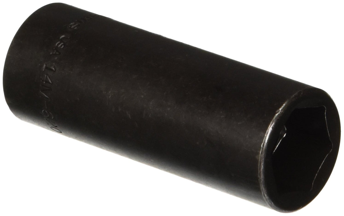Williams JHWWS-1419RC SUPERTORQUE 19-Piece 1/2-Inch Drive SAE Deep Impact 6 Point Socket Set, Black Industrial Finish, Designed for Maximum Engagement on 6-Point Fasteners