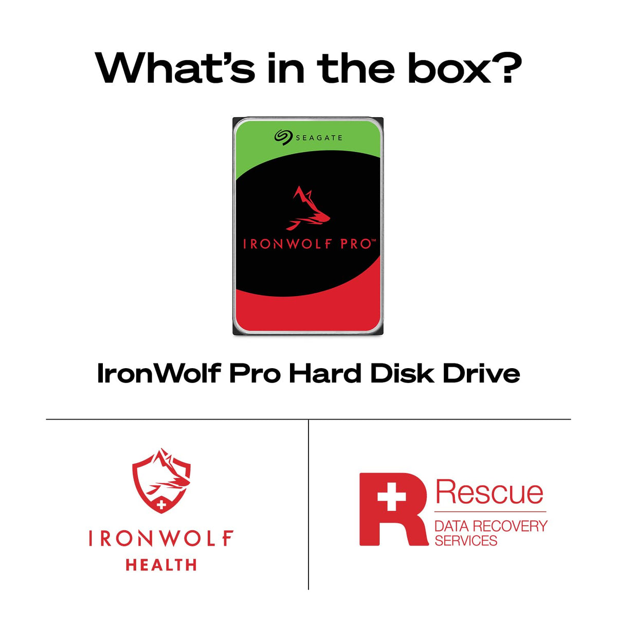 Seagate IronWolf Pro 14TB NAS Internal Hard Drive HDD – CMR 3.5 Inch SATA 6Gb/s 256MB Cache for RAID Network Attached Storage, Data Recovery Service – Frustration Free Packaging (ST14000NEZ008)